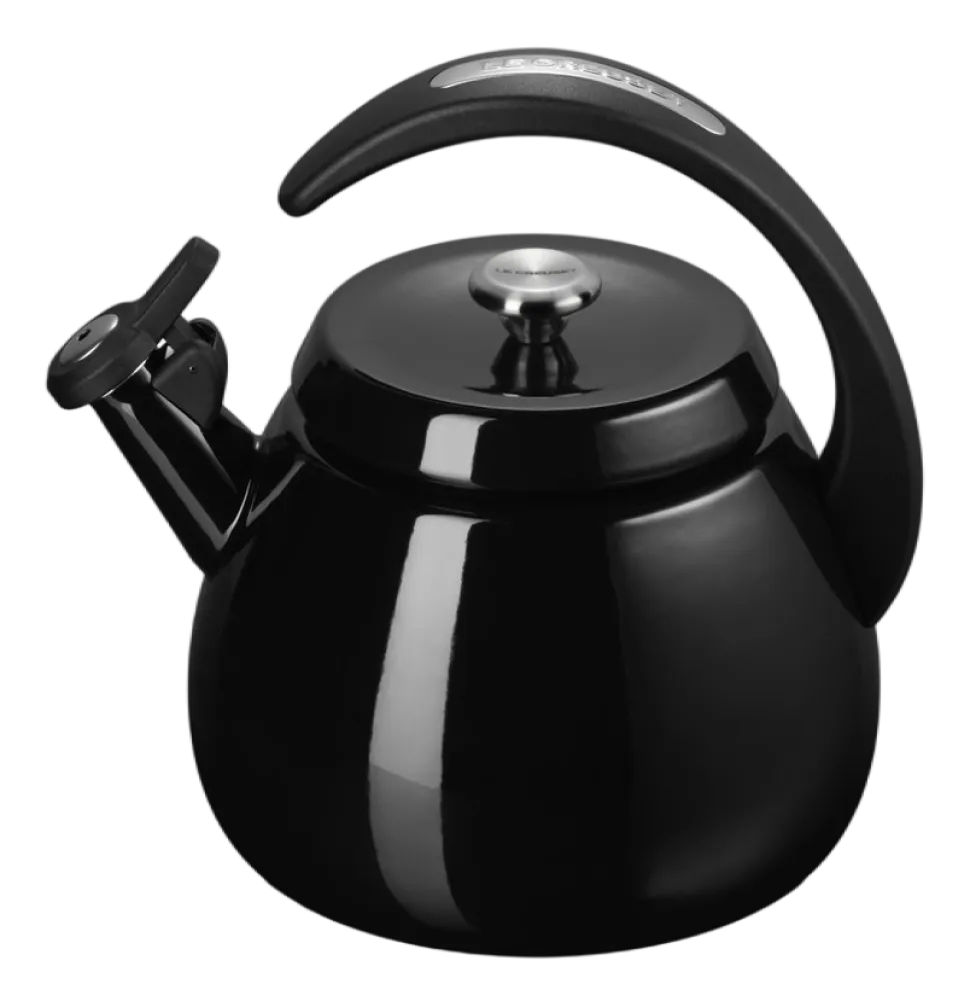 Fluitketel Le Creuset Cloche Ebbenzwart 2,1 Liter