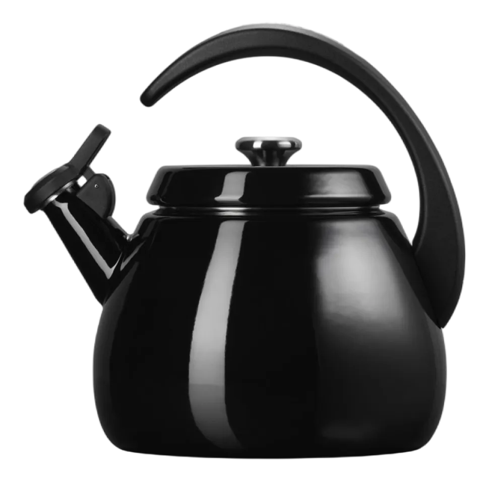 Fluitketel Le Creuset Cloche Ebbenzwart 2,1 Liter