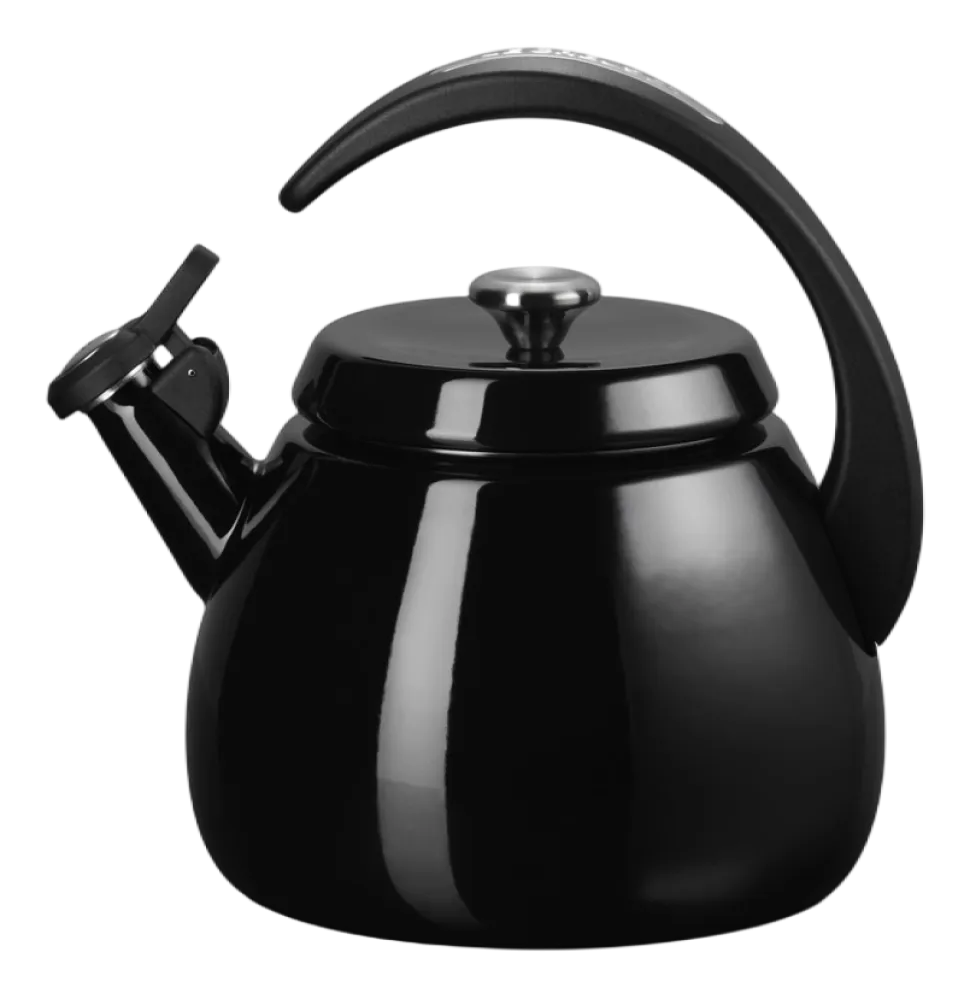 Fluitketel Le Creuset Cloche Ebbenzwart 2,1 Liter