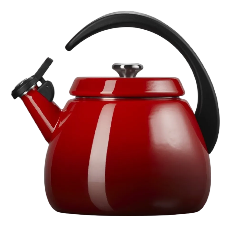 Fluitketel Le Creuset Cloche Kersenrood 2,1 Liter