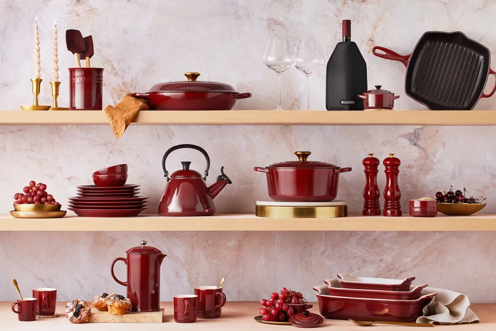 Le Creuset Fluitketel Kone Garnet 1,6 Liter