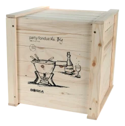 Fondueset Boska Mr. Big Brown / Silver / White