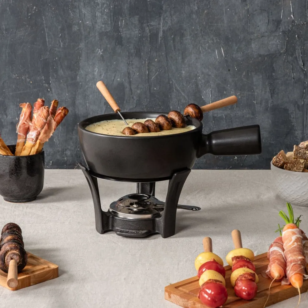 Boska Fondueset Nero Black / Silver Hot