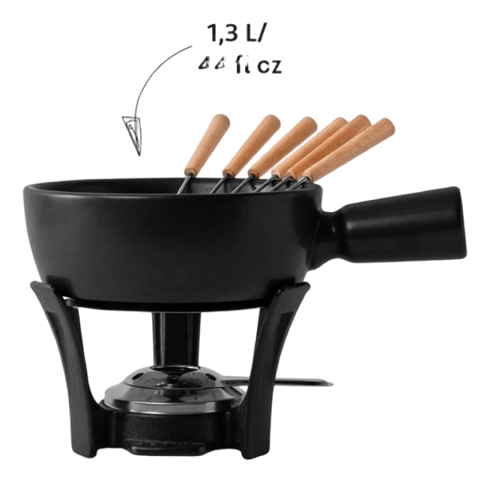 Boska Fondueset Nero Black / Silver Hot