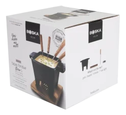 Boska Fondueset Nero Back / Brown / Siver Best