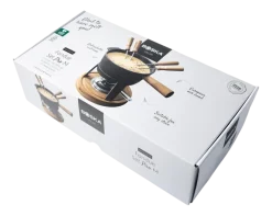 Fondueset Boska Pro M Black / Brown / Silver