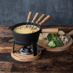 Fondueset Boska Pro M Black / Brown / Silver