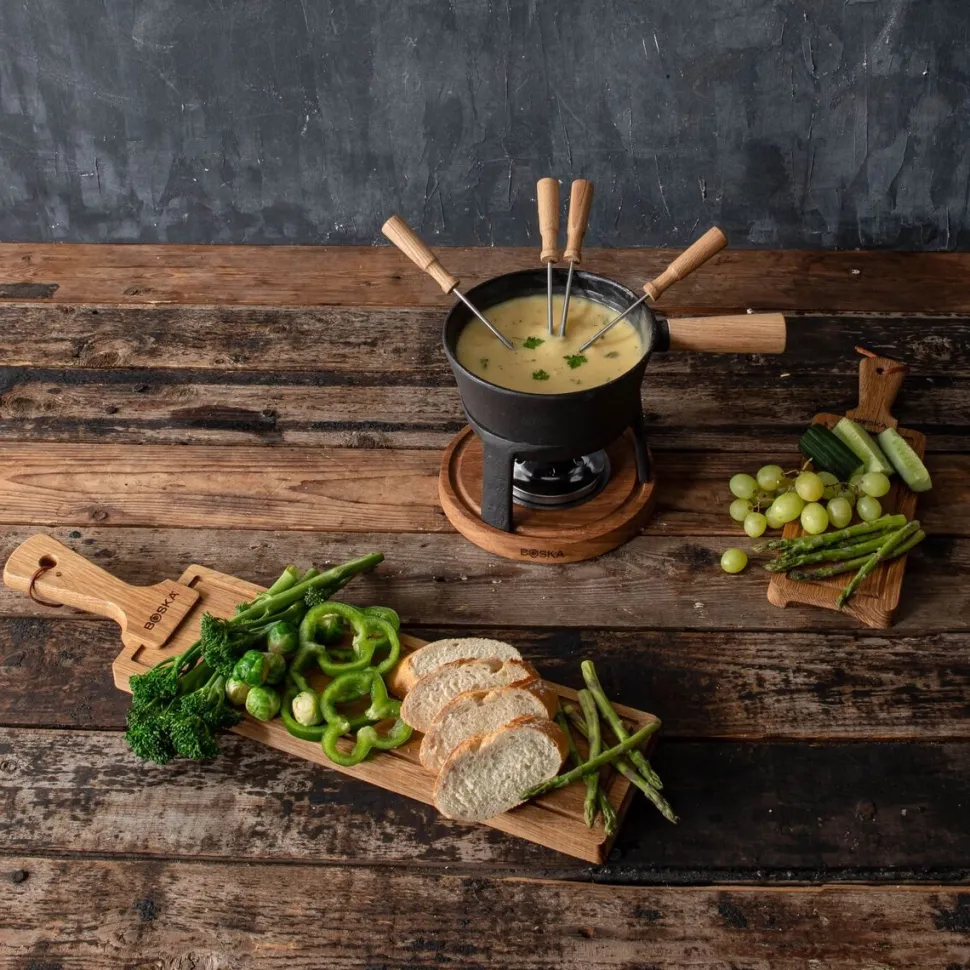 Fondueset Boska Pro M Black / Brown / Silver