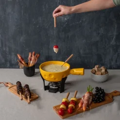 Boska Fondueset Super Cheesy Yellow / Silver / Black / Brown Sale