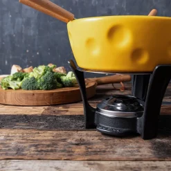 Boska Fondueset Super Cheesy Yellow / Silver / Black / Brown Sale