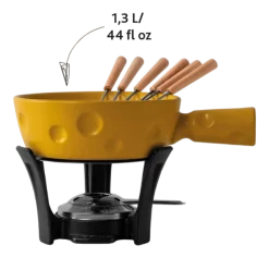 Boska Fondueset Super Cheesy Yellow / Silver / Black / Brown Sale