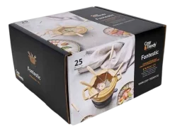 Cosy & Trendy Fondueset Fontestic Amber Gold 18 cm New