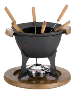 Fondueset Kela Country Personen Zwart 1 L