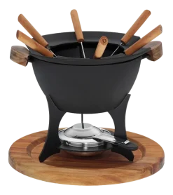 Fondueset Kela Country Personen Zwart 1 L