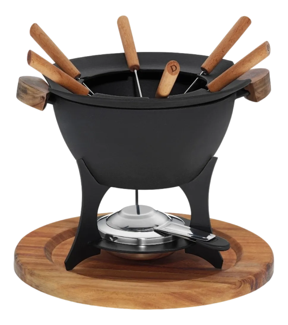 Fondueset Kela Country Personen Zwart 1 L