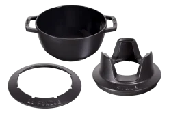 Fondueset Staub Zwart 20 cm (10-Delig)