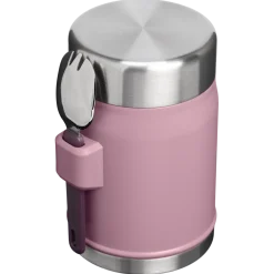 Food Jar Stanley The Legendary + Spork 0,4L Purple Smoke