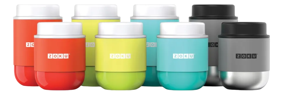 Food Jar ZOKU Neat Stack Aqua 295 ml