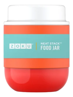 ZOKU Food Jar Neat Stack Papaya 295 ml Hot