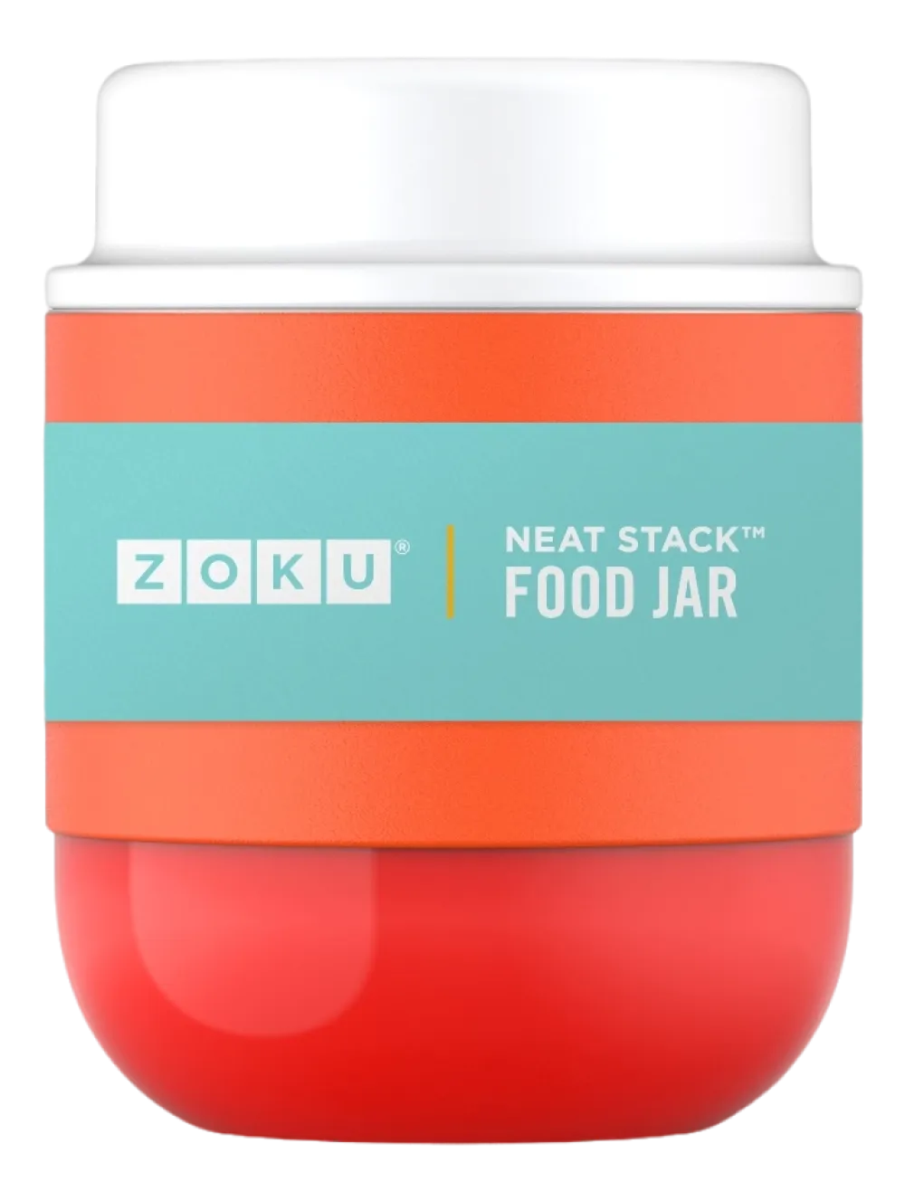 ZOKU Food Jar Neat Stack Papaya 295 ml Hot