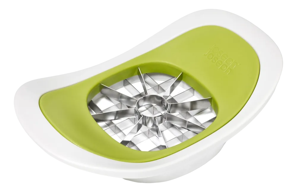 Joseph Joseph Fruit- en Groentesnijder Nest Press 2-in-1 Stone / Green Hot