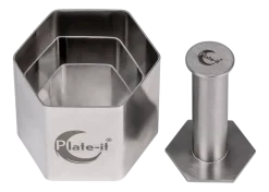 Garneerringen Plate-It Hexagon Met Pusher (4-delig)