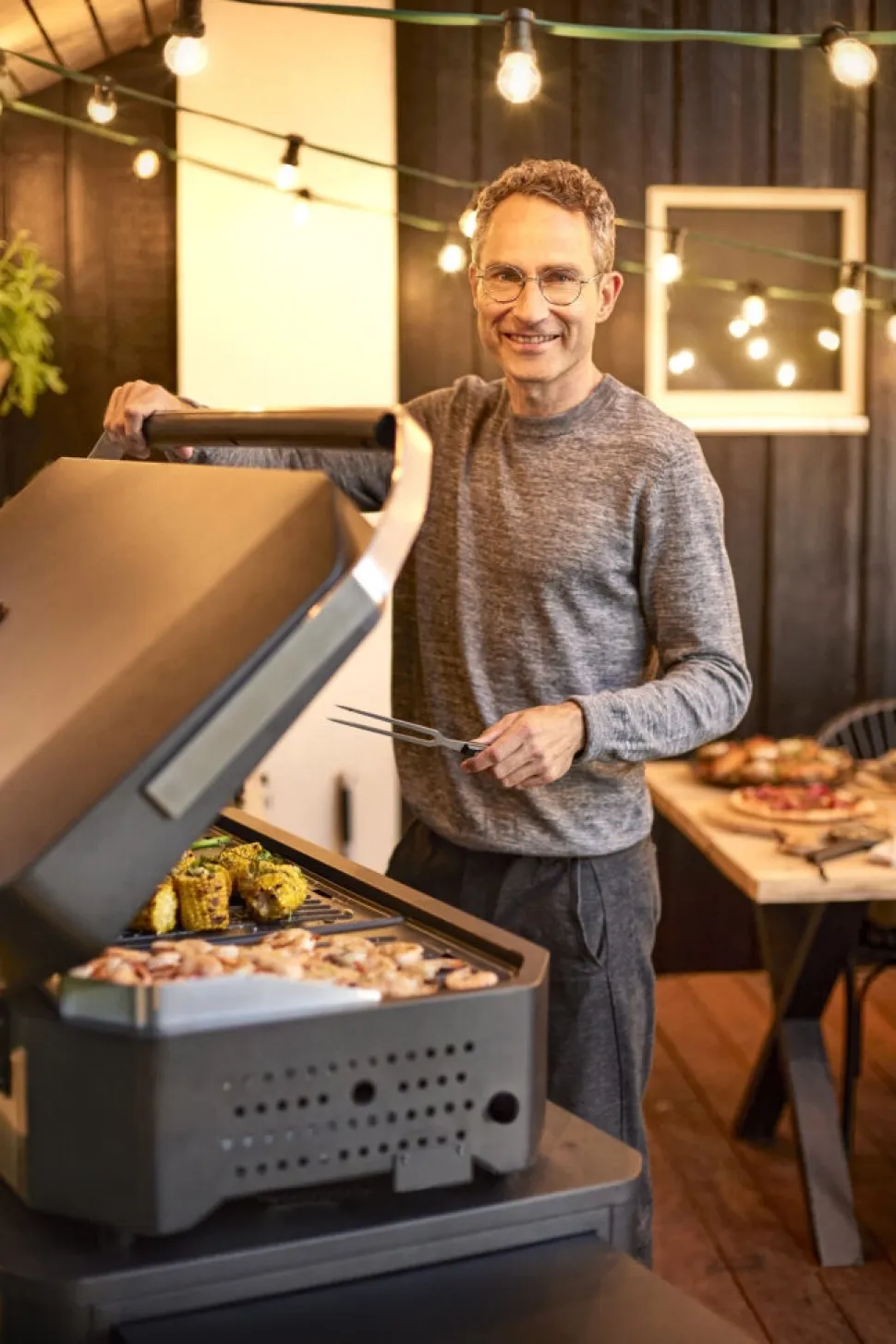 Gasgrill Cozze Plancha 800 3 Branders