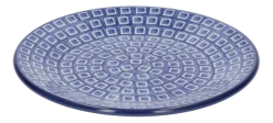 Bunzlau Castle Gebaksbord Blue Diamond Flat 15,5 cm Discount