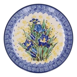 Bunzlau Castle Gebaksbordje Van Gogh Museum Irises Unikat 12,3 cm Hot