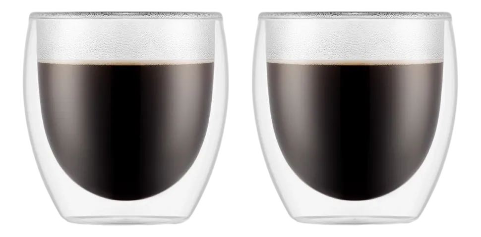 Glas Bodum Pavina Small Transparent 250 ml (Set van 2)