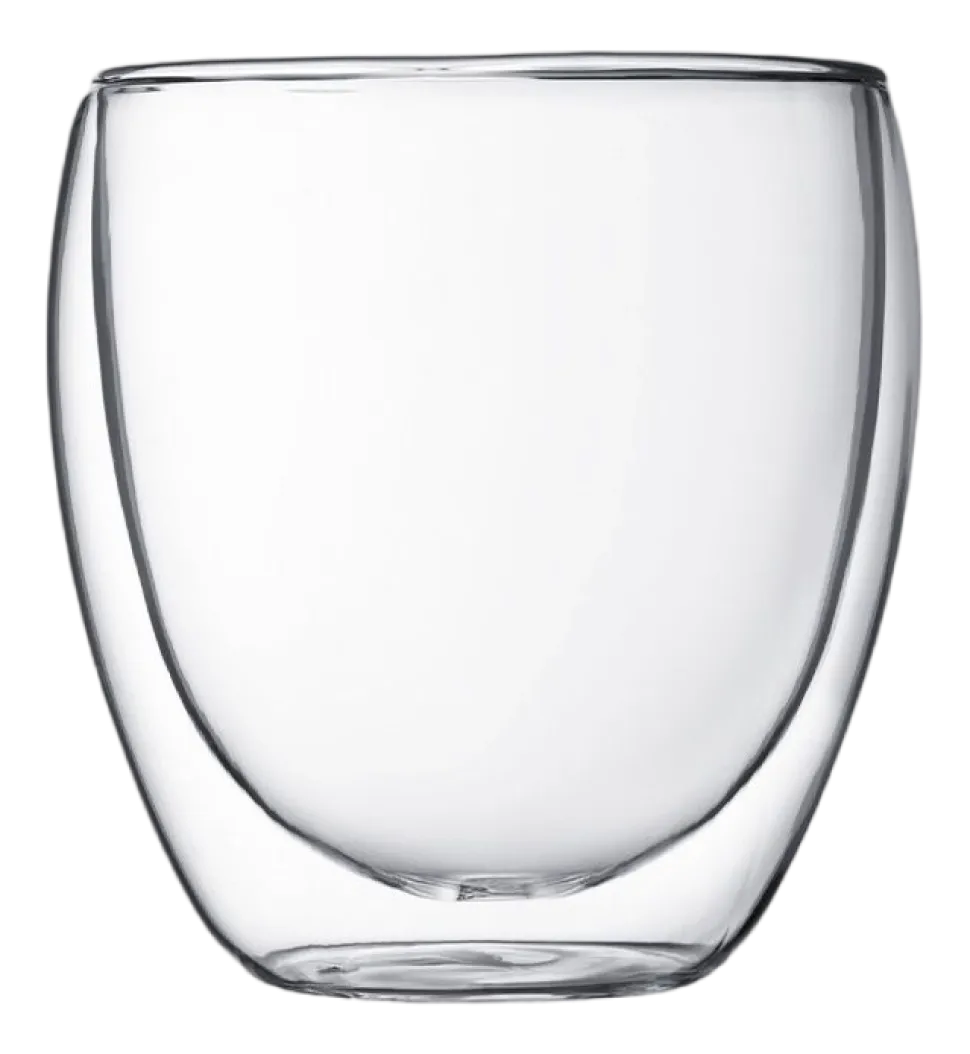 Glas Bodum Pavina Small Transparent 250 ml (Set van 2)