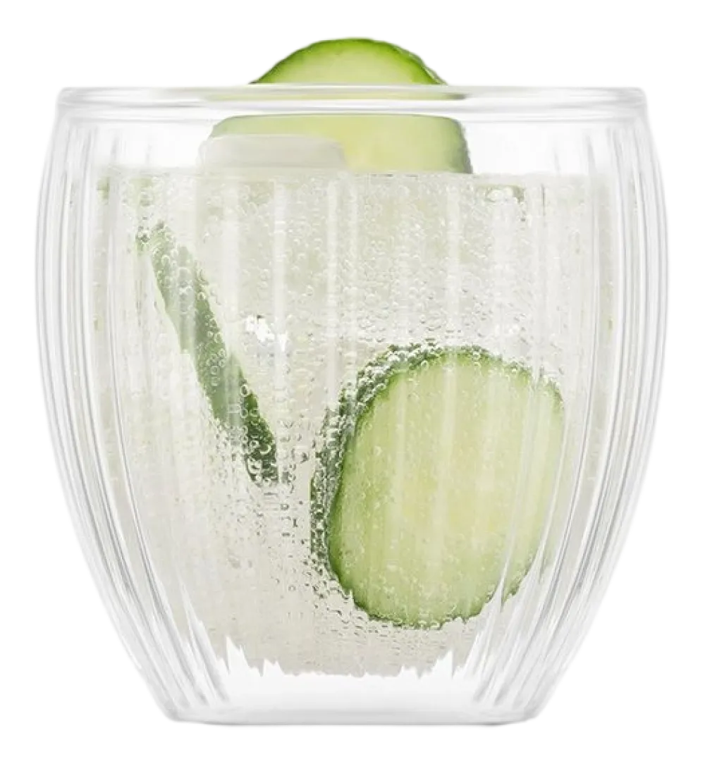 Bodum Glas Pavina Small Transparent 200 ml (Set van 2) New