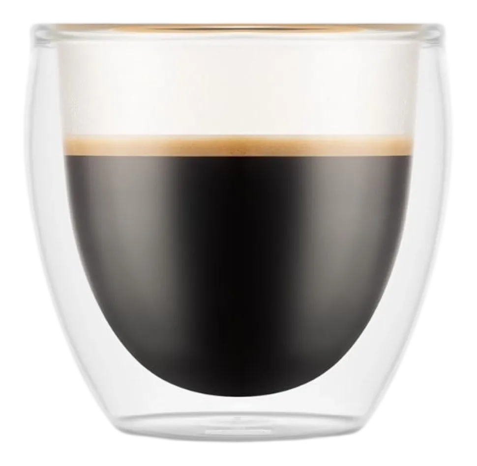 Glas Bodum Pavina Transparent 80 ml (Set van 2)