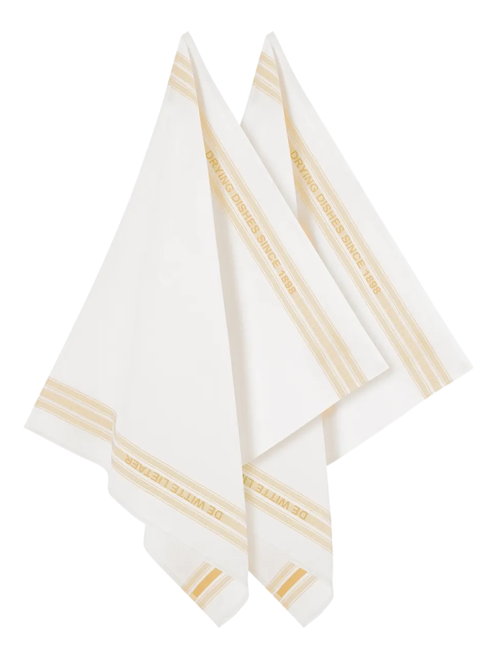 Glazendoek De Witte Lietaer Dish Ochre (2 stuks)