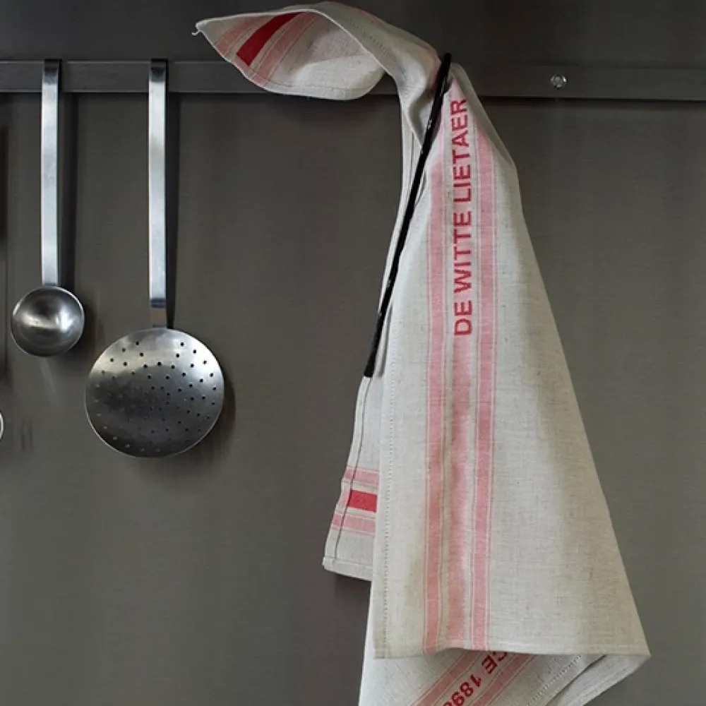 De Witte Lietaer Glazendoek Dish Red (2 stuks)