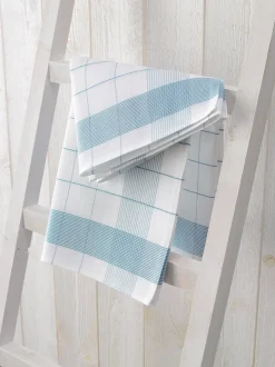 De Witte Lietaer Glazendoek Mixte Aqua (2 stuks) Hot