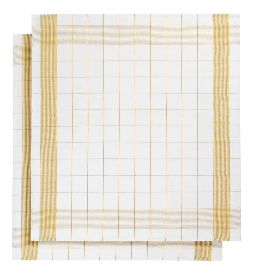 Glazendoek De Witte Lietaer Mixte Ochre (2 stuks)
