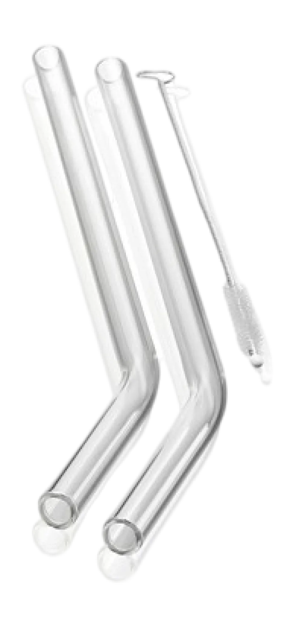 Glazen Rietjes Gefu Future Transparant 23 cm (Set van 4)