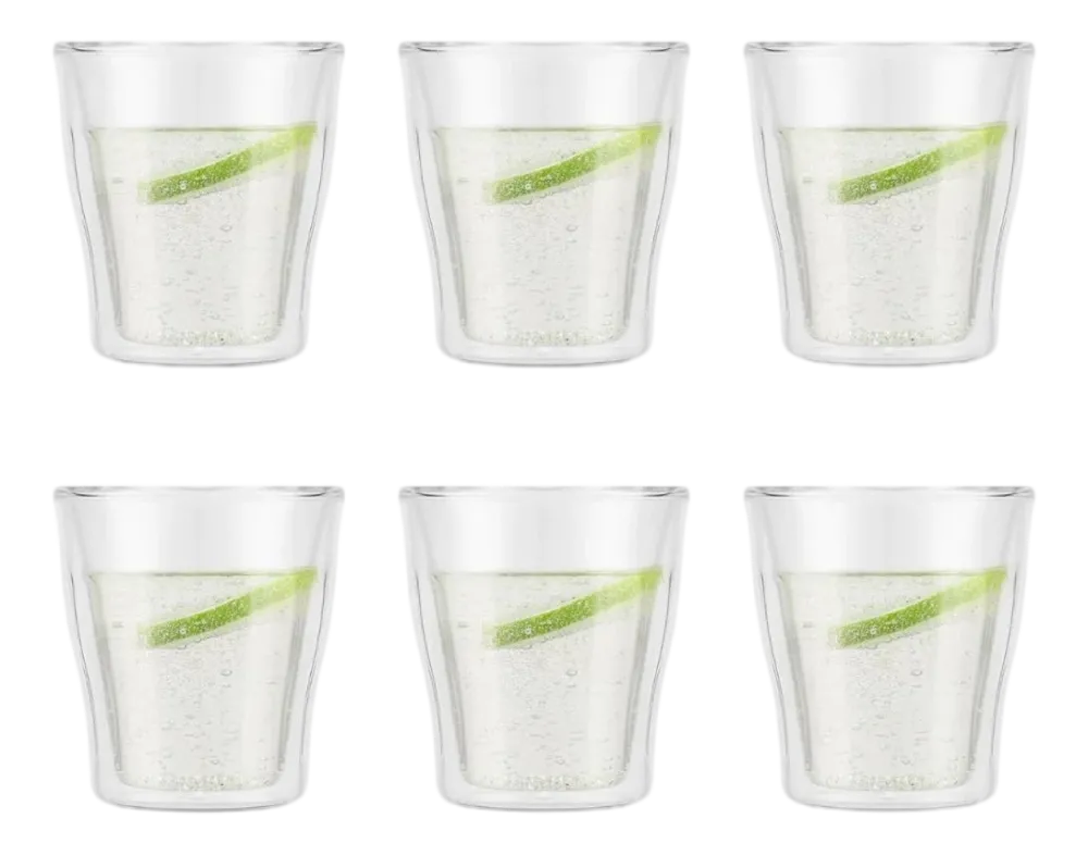 Bodum Glazenset Copenhagen Small Transparent 250 ml (Set van 6) Discount