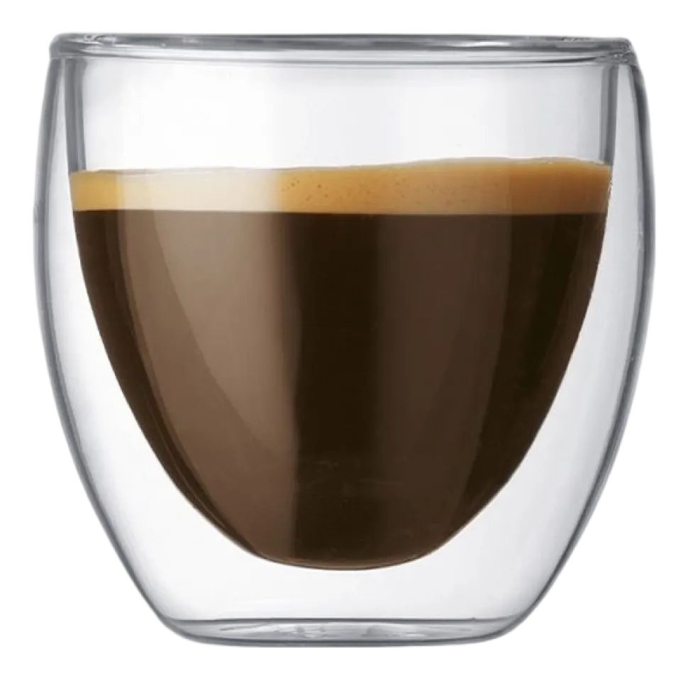 Glazenset Bodum Pavina Transparent 80 ml (Set van 6)