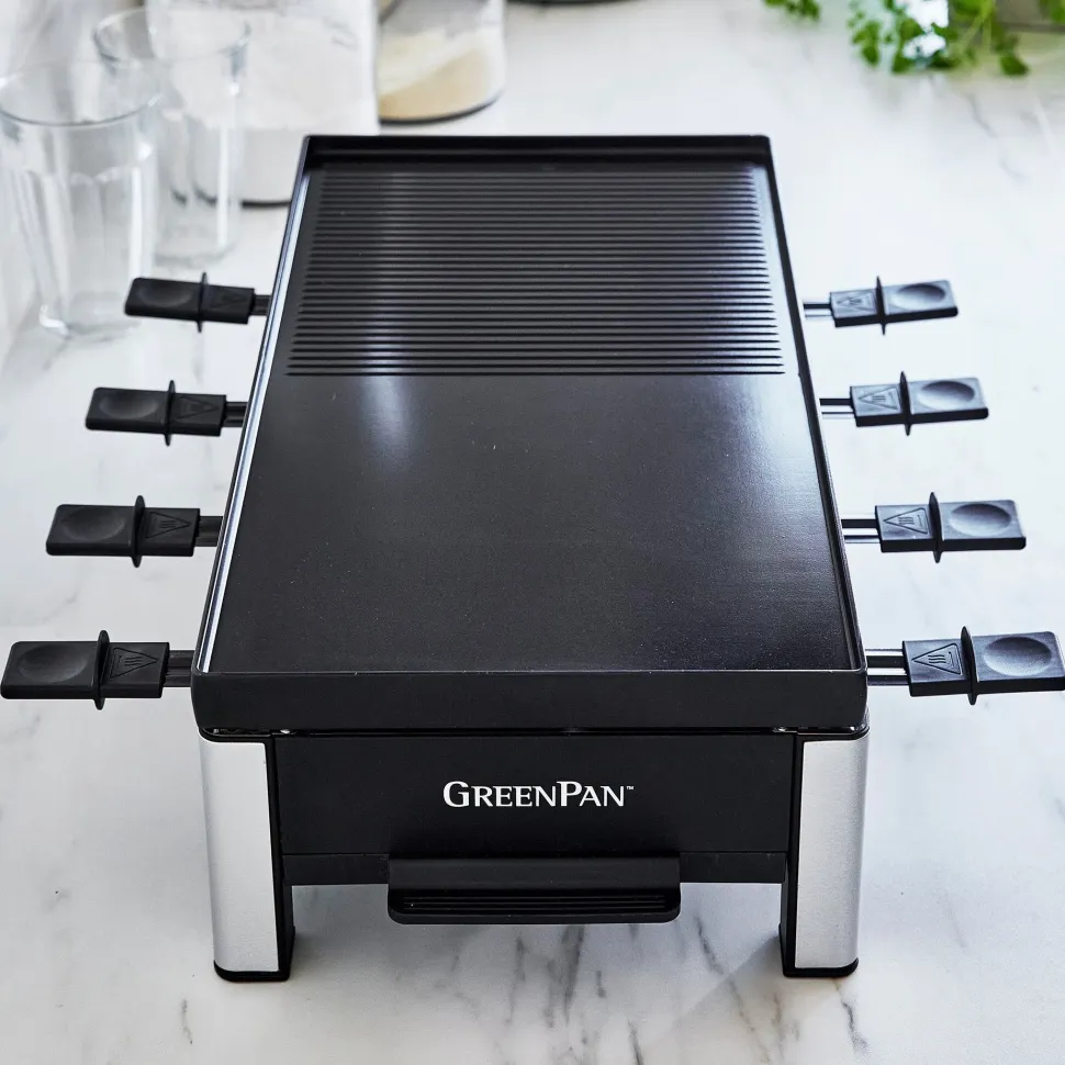 Gourmetstel Greenpan Bistro Raclette Zwart