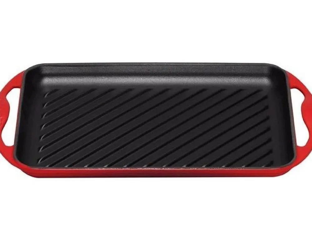 Le Creuset Grill Rechthoekig Rood 32,5 x 22 cm New