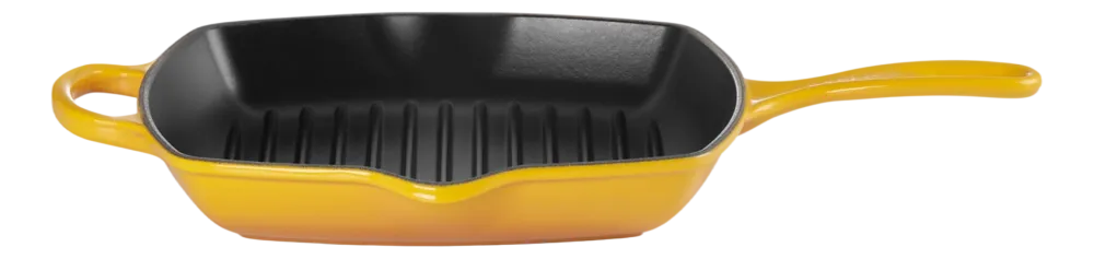 Le Creuset Grillpan Skillet Vierkant Nectar 26 cm Sale