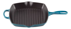 Le Creuset Grillpan Skillet Vierkant Deep Teal 26 cm Online