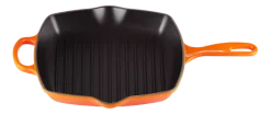 Le Creuset Grillpan Skillet Vierkant Oranjerood 26 cm Discount