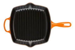 Le Creuset Grillpan Skillet Vierkant Oranjerood 26 cm Discount