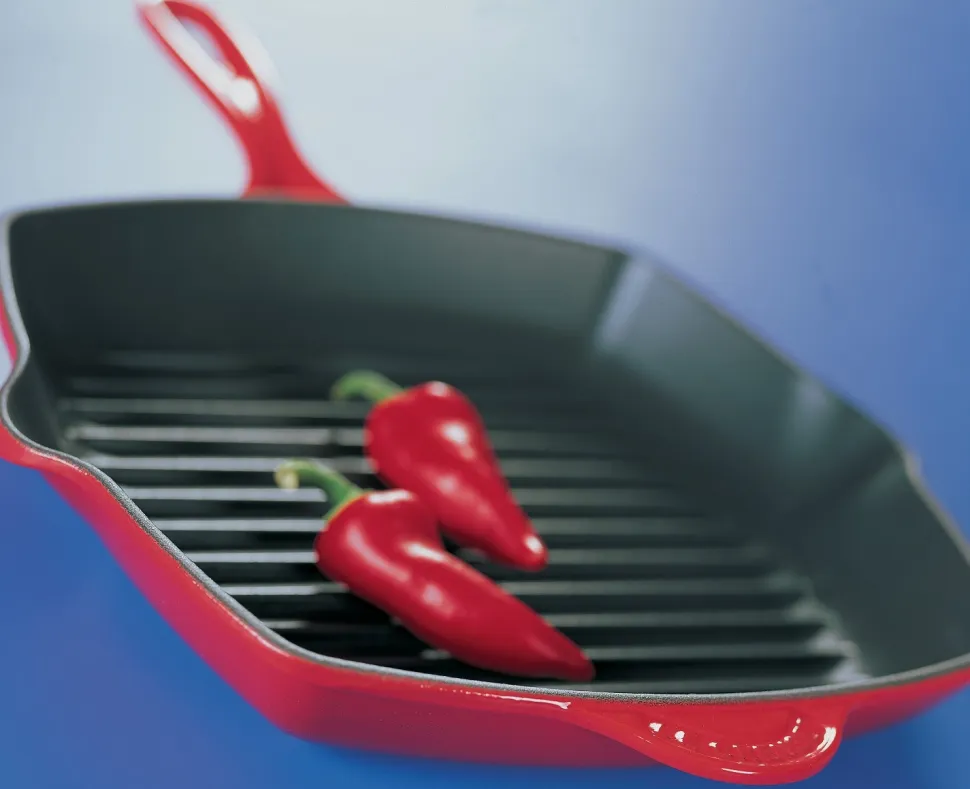 Grillpan Le Creuset Skillet Vierkant Kersenrood 26 cm