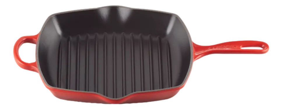 Grillpan Le Creuset Skillet Vierkant Kersenrood 26 cm