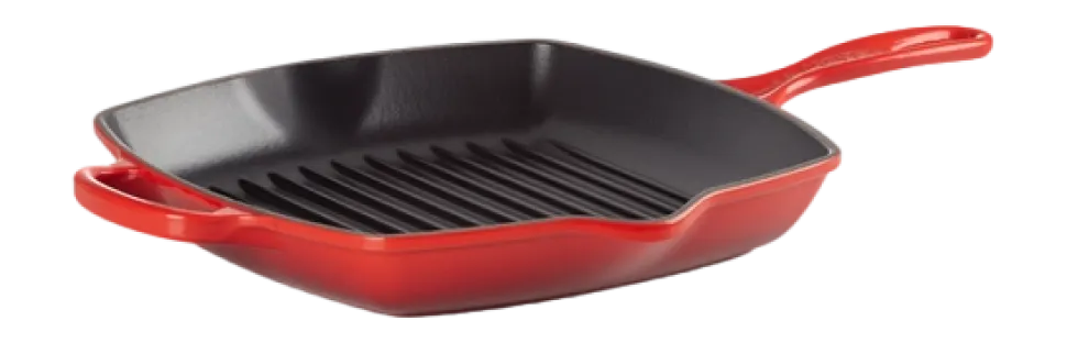 Grillpan Le Creuset Skillet Vierkant Kersenrood 26 cm