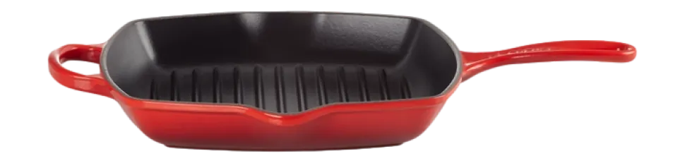 Grillpan Le Creuset Skillet Vierkant Kersenrood 26 cm